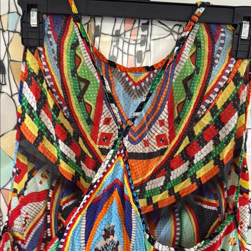 Multicolor Geometric Maxi Dress - Picture 2 of 5